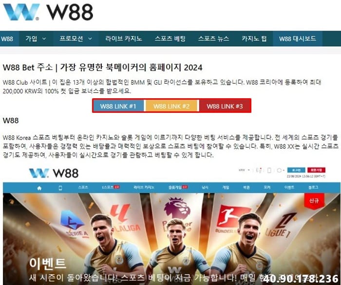 03 W88 홈페이지의 목표와 사명 40.90
